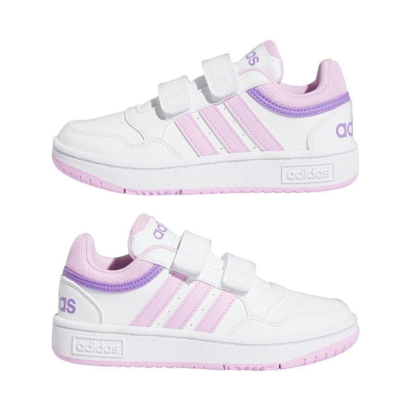 Tênis adidas Hoops 3.0 - Infantil - Foto 5