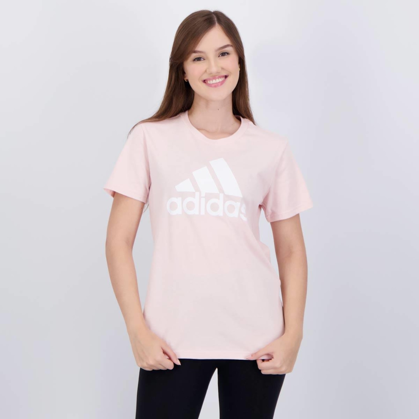 Camiseta adidas Big Logo Feminina - Foto 1