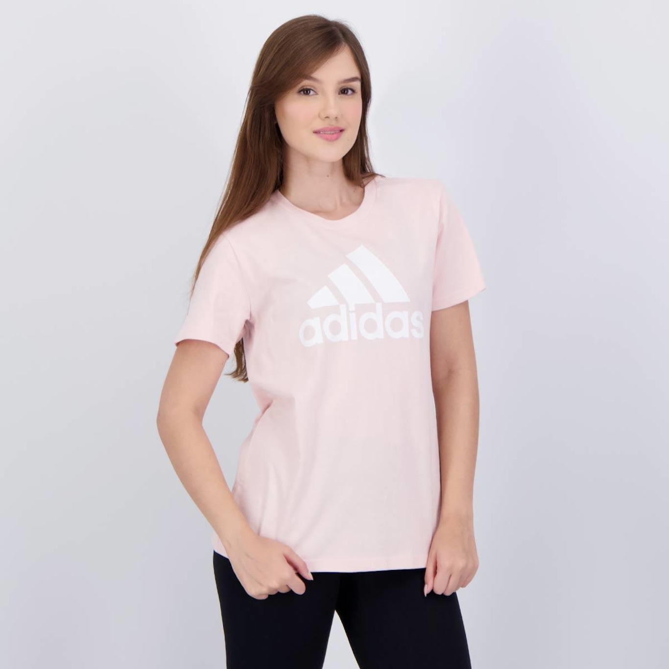 Camiseta adidas Big Logo Feminina - Foto 2