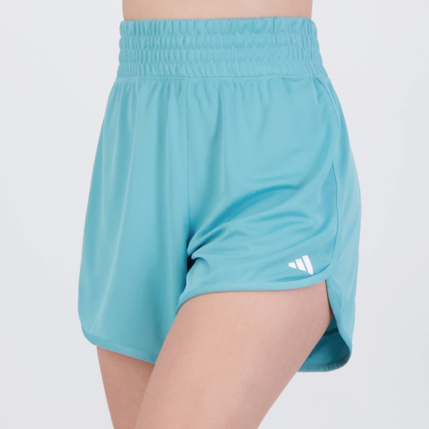 Shorts adidas Pacer Knit High - Feminino - Foto 1