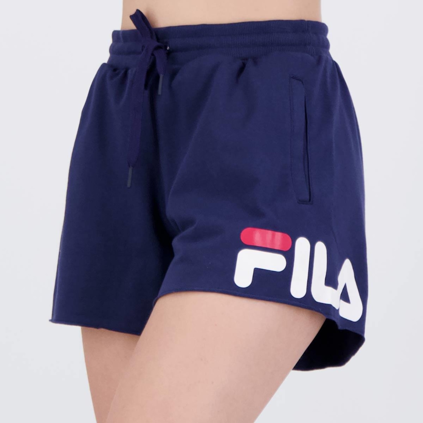 Shorts Fila Letter Light - Feminino - Foto 1