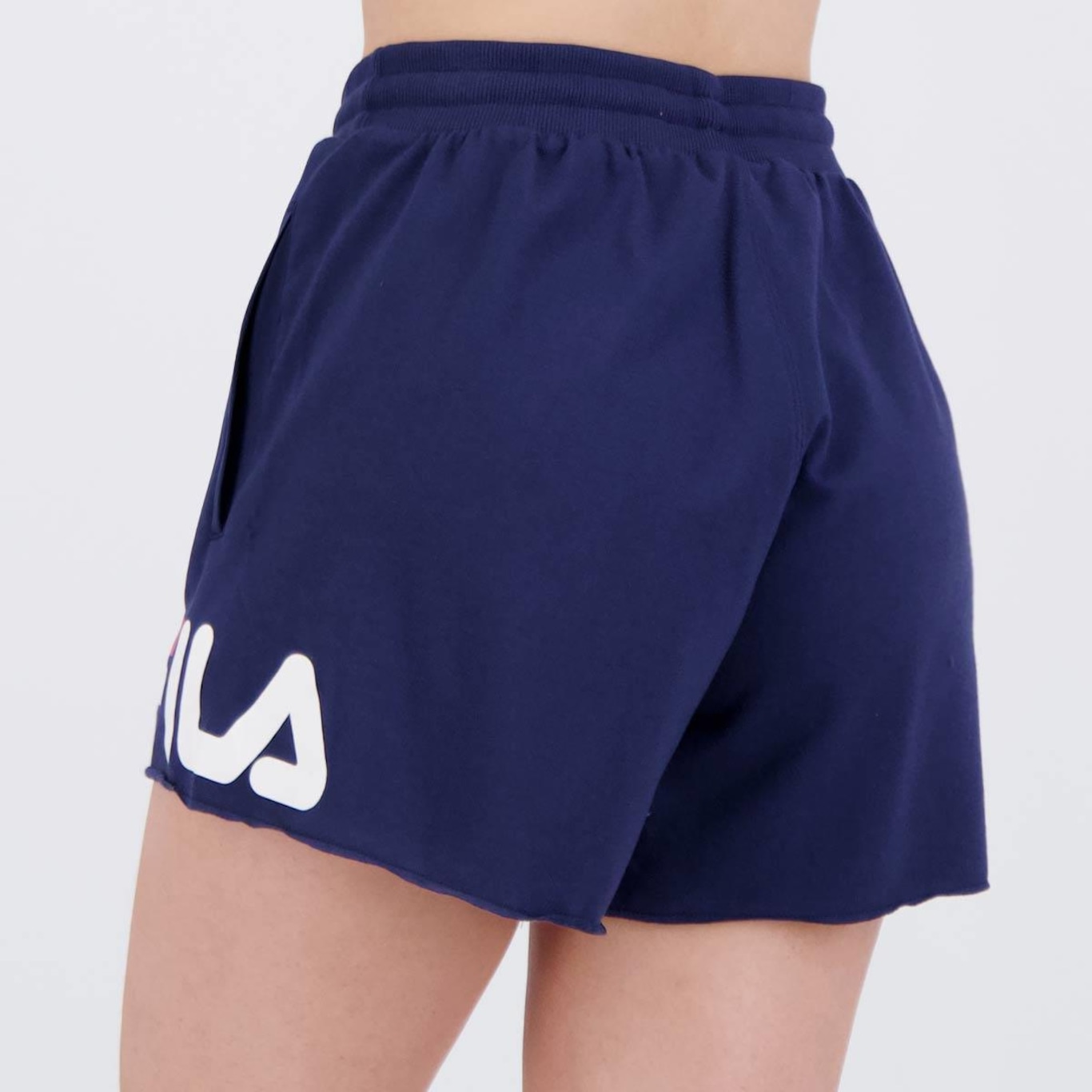 Shorts Fila Letter Light - Feminino - Foto 3