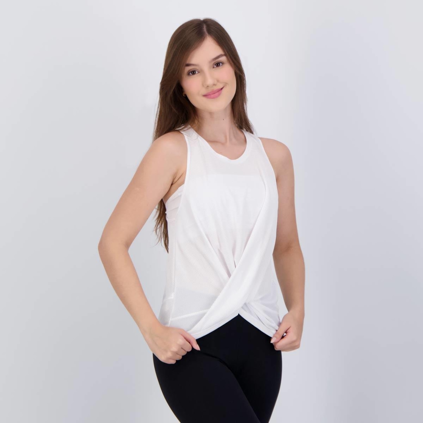 Camiseta Regata Selene Fitness - Feminina - Foto 1