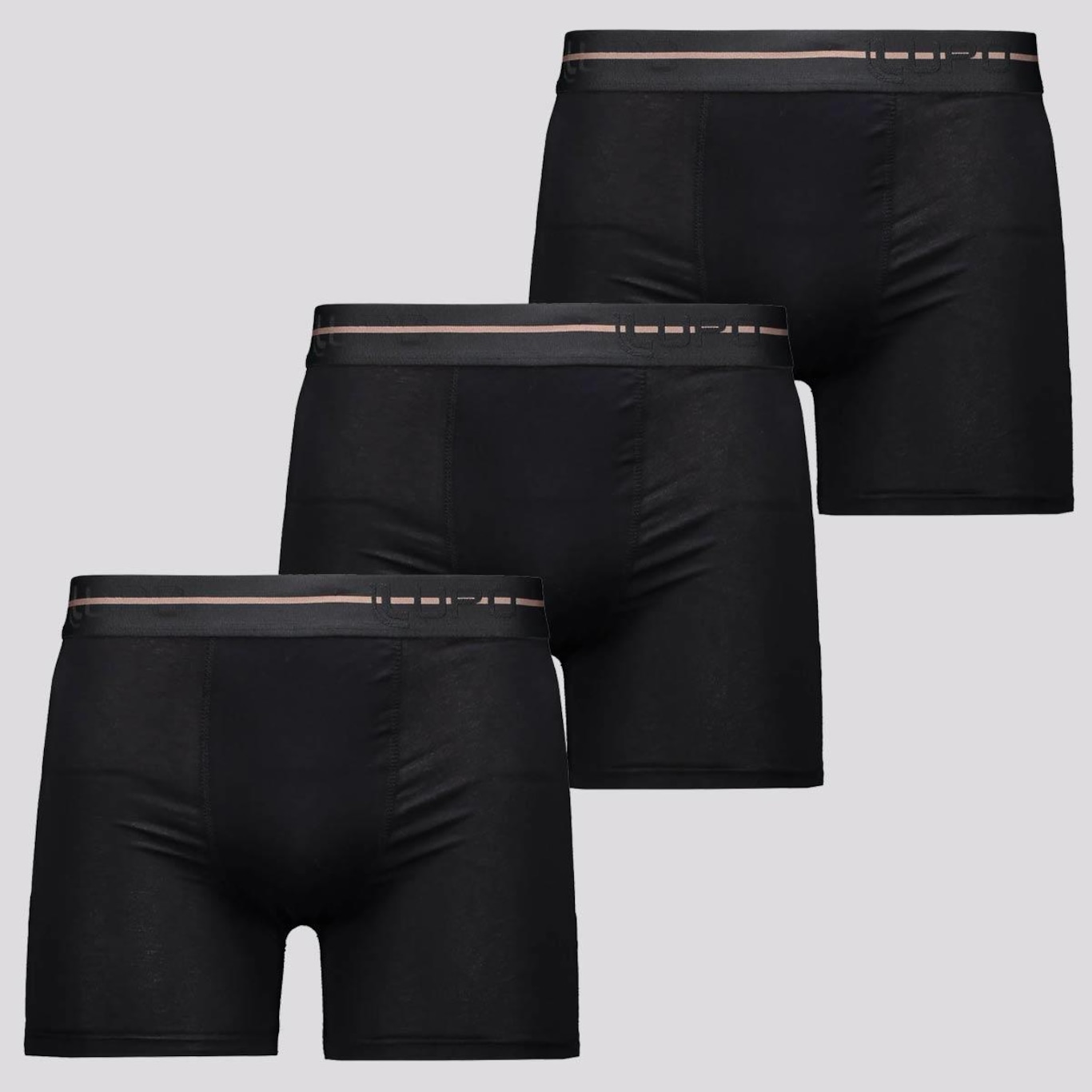 Cueca Boxer Lupo Cotton Elastic Touch - 3 Unidades - Foto 1