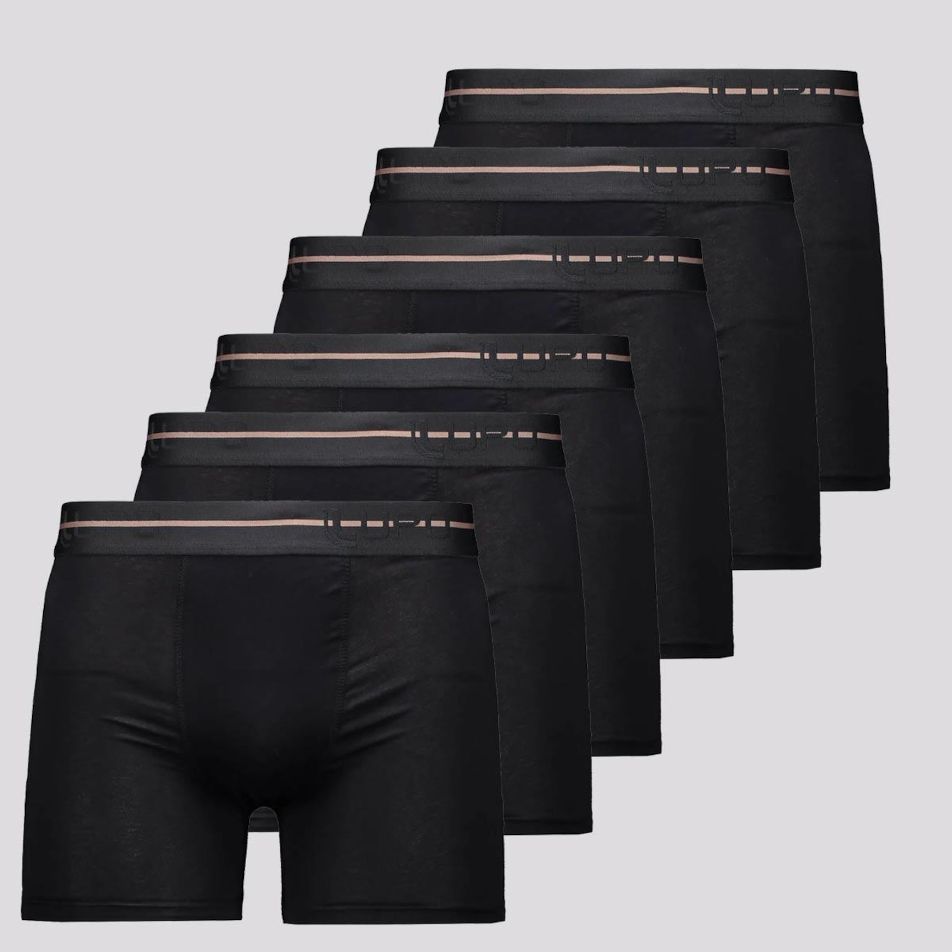 Cueca Boxer Lupo Cotton Elastic Touch - 6 Unidades - Foto 1