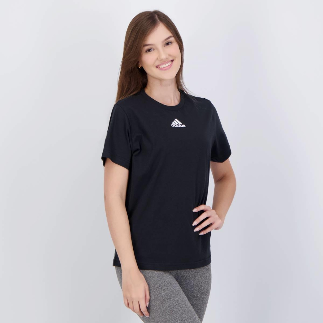 Camiseta adidas Small Logo Feminina I - Foto 2