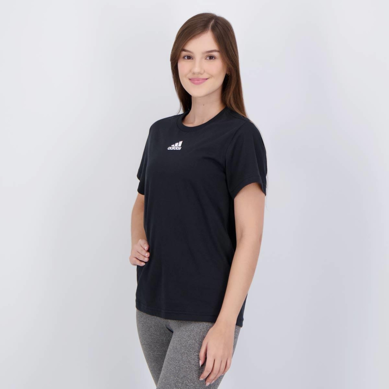 Camiseta adidas Small Logo Feminina I - Foto 3