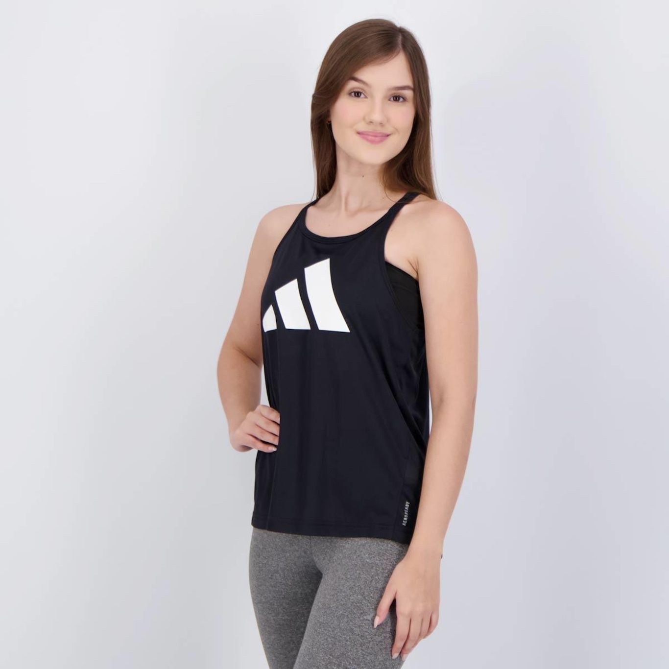 Camiseta Regata adidas Run It - Feminina - Foto 3