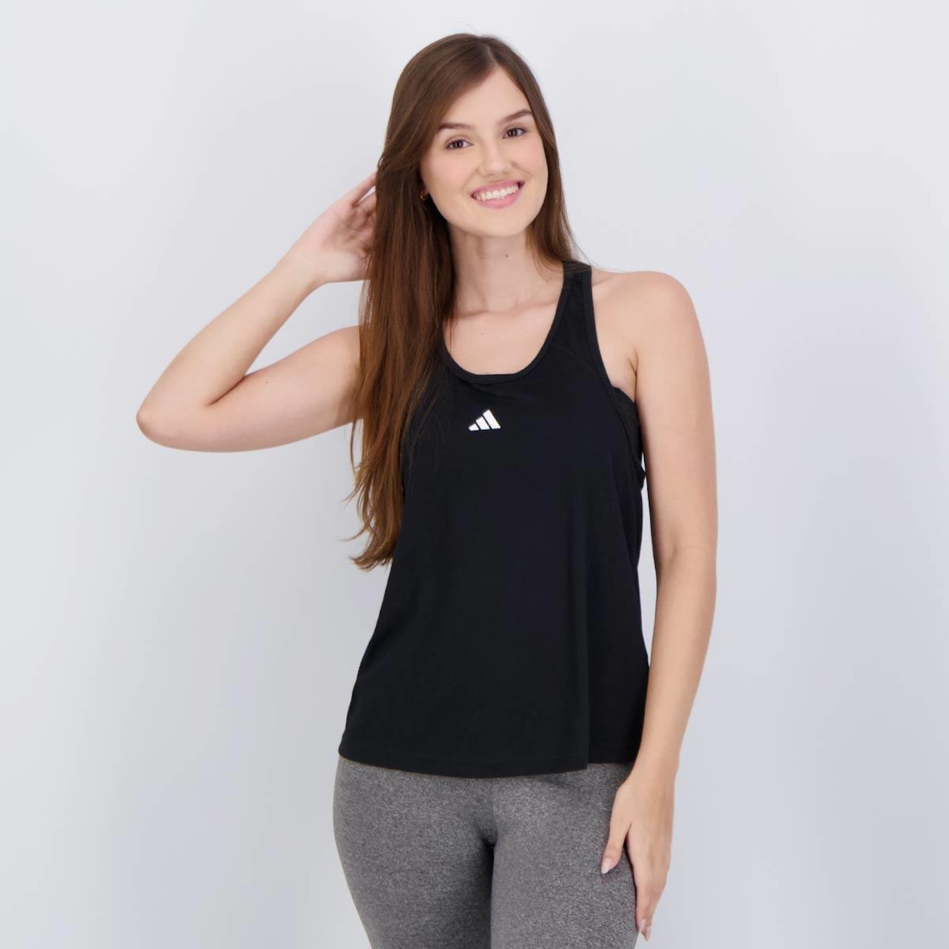 Camiseta Regata adidas Tr-Es - Feminina - Foto 1