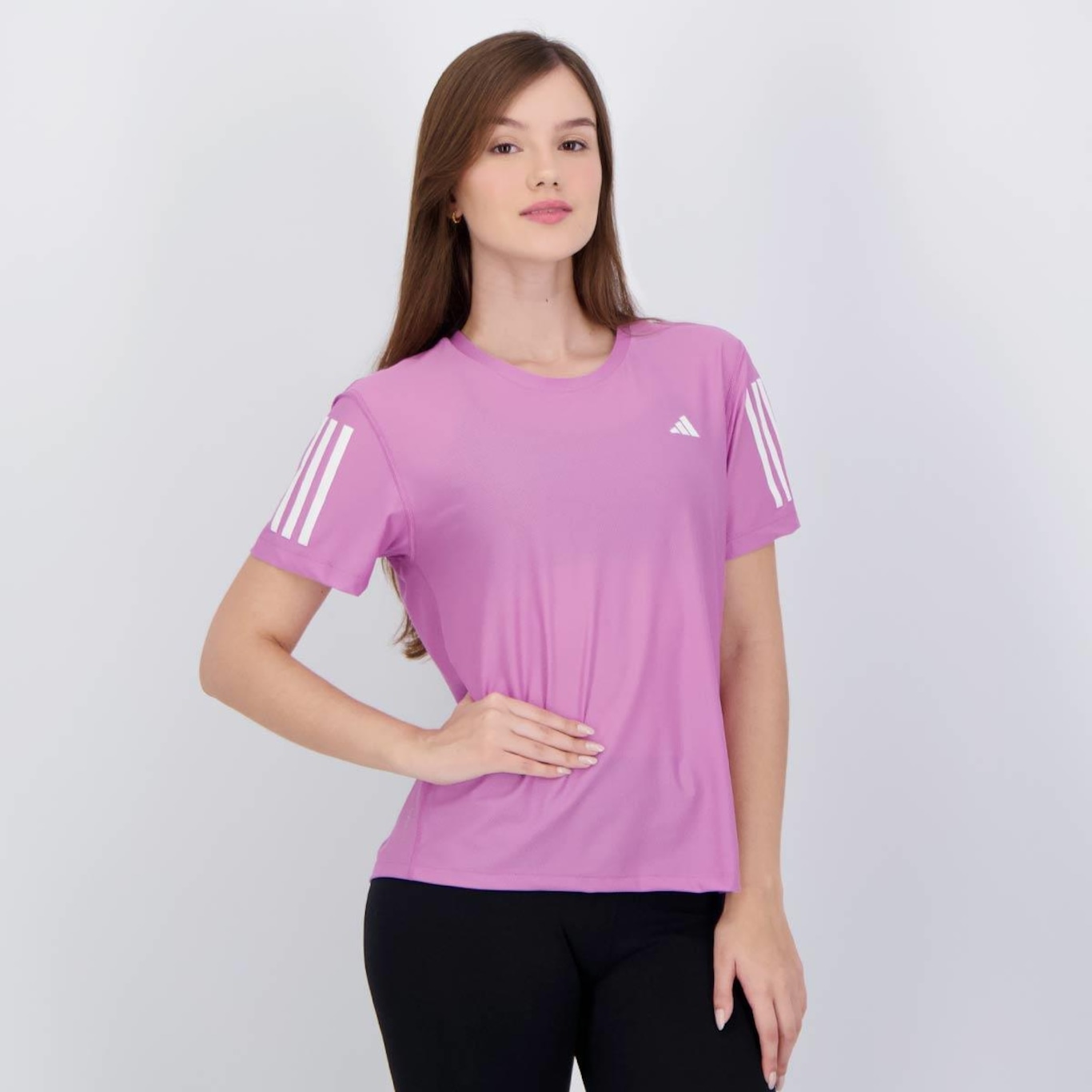 Camiseta adidas Own The Run Base Feminina - Foto 2