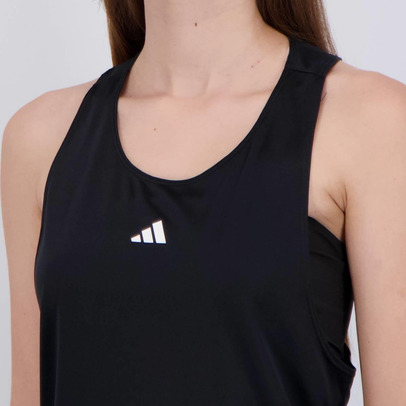 Camiseta Regata adidas Basic - Feminina - Foto 5