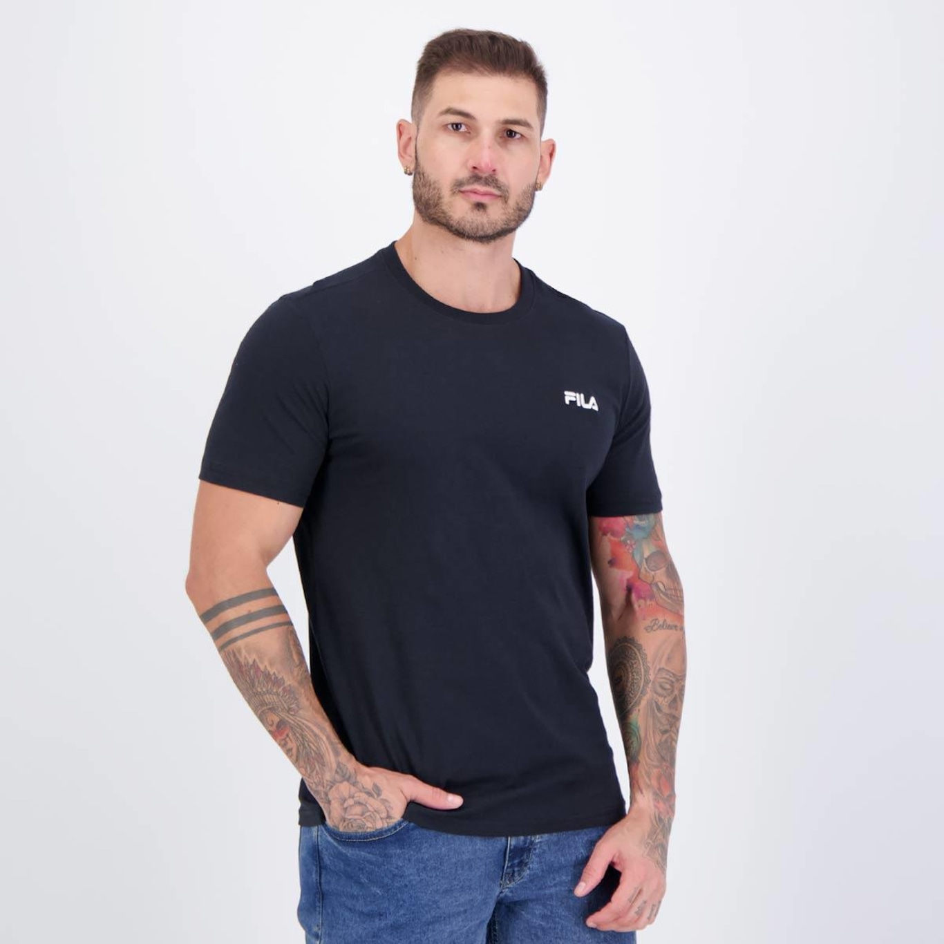 Camiseta Fila Regular Classic Masculina - Foto 2