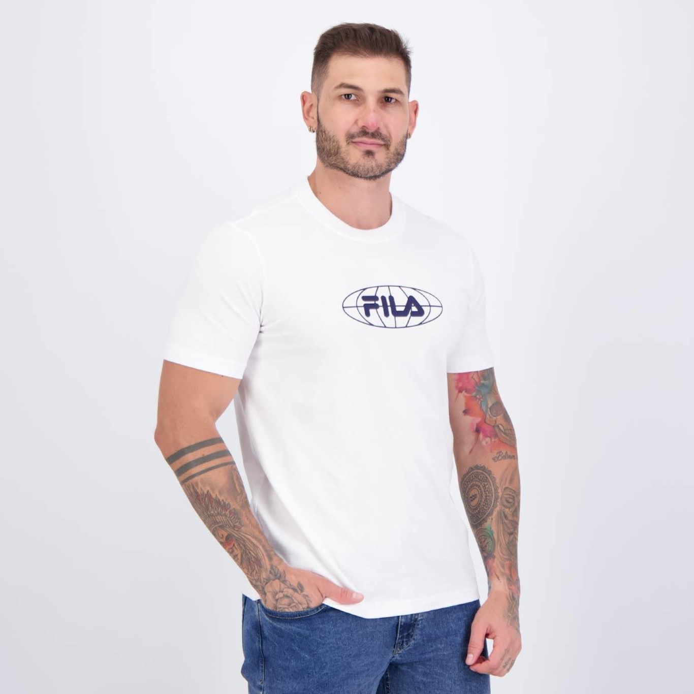 Camiseta Fila Regular Classic Masculina - Foto 2