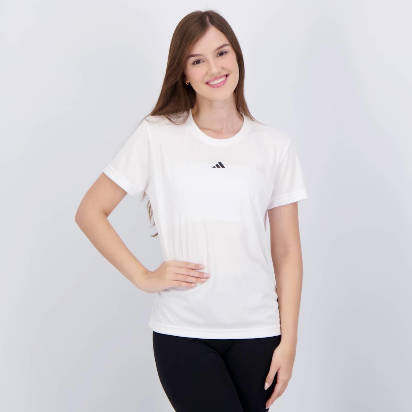 Camiseta adidas Basic Treino Feminina - Foto 1