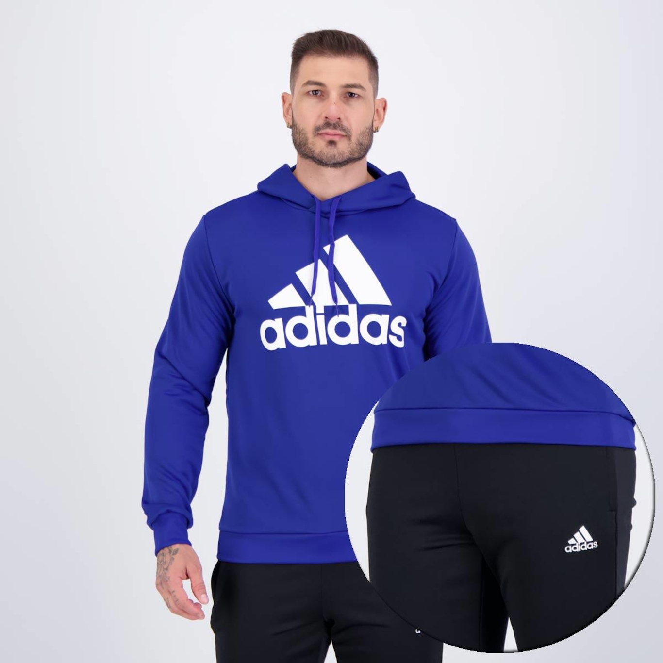 Agasalho adidas Big Logo - Masculino - Foto 1