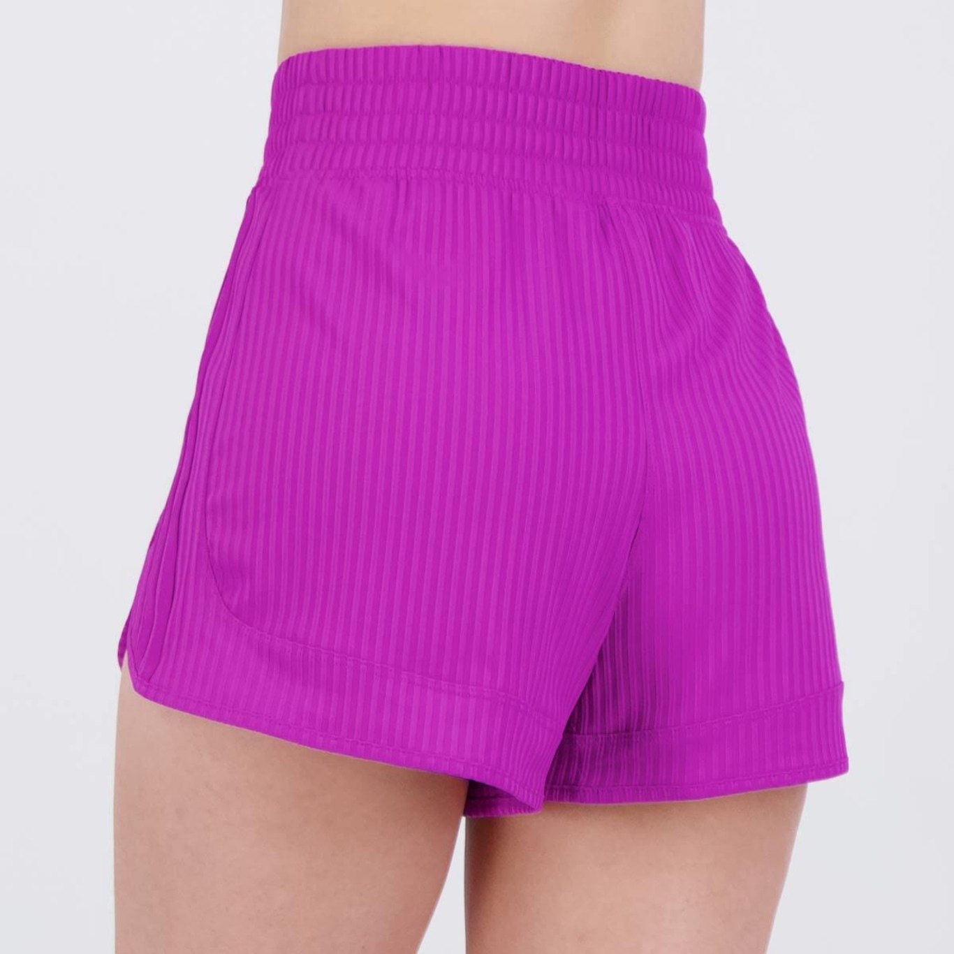 Shorts adidas Pacer Rib Treino - Feminino - Foto 3