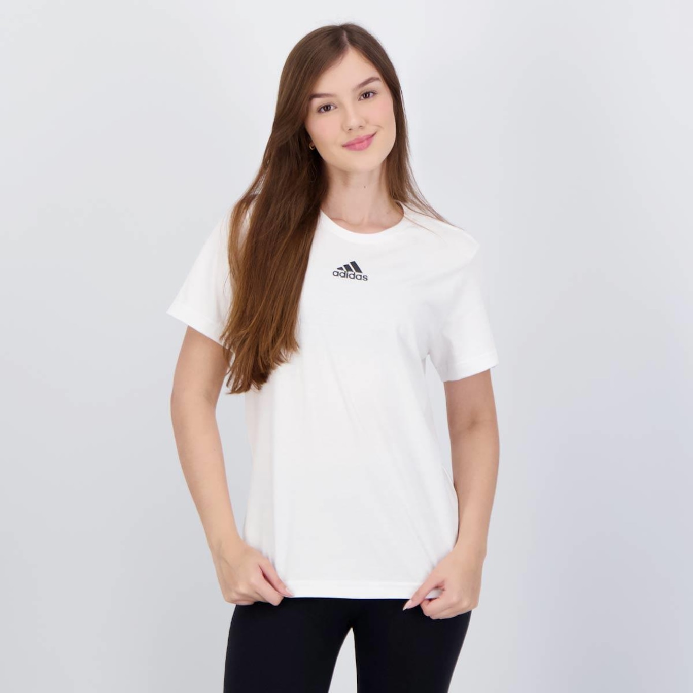 Camiseta adidas Small Logo Feminina - Foto 1