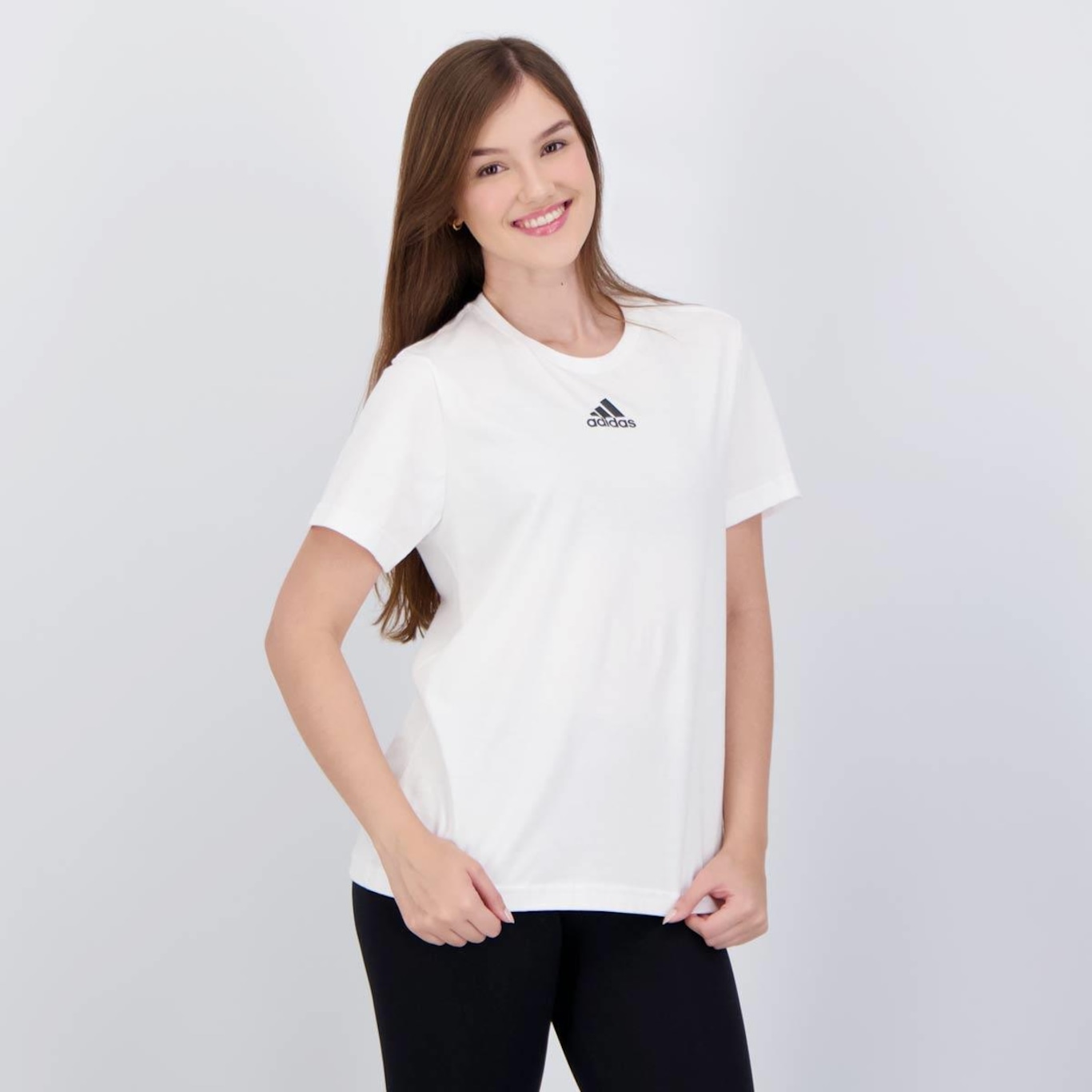 Camiseta adidas Small Logo Feminina - Foto 2