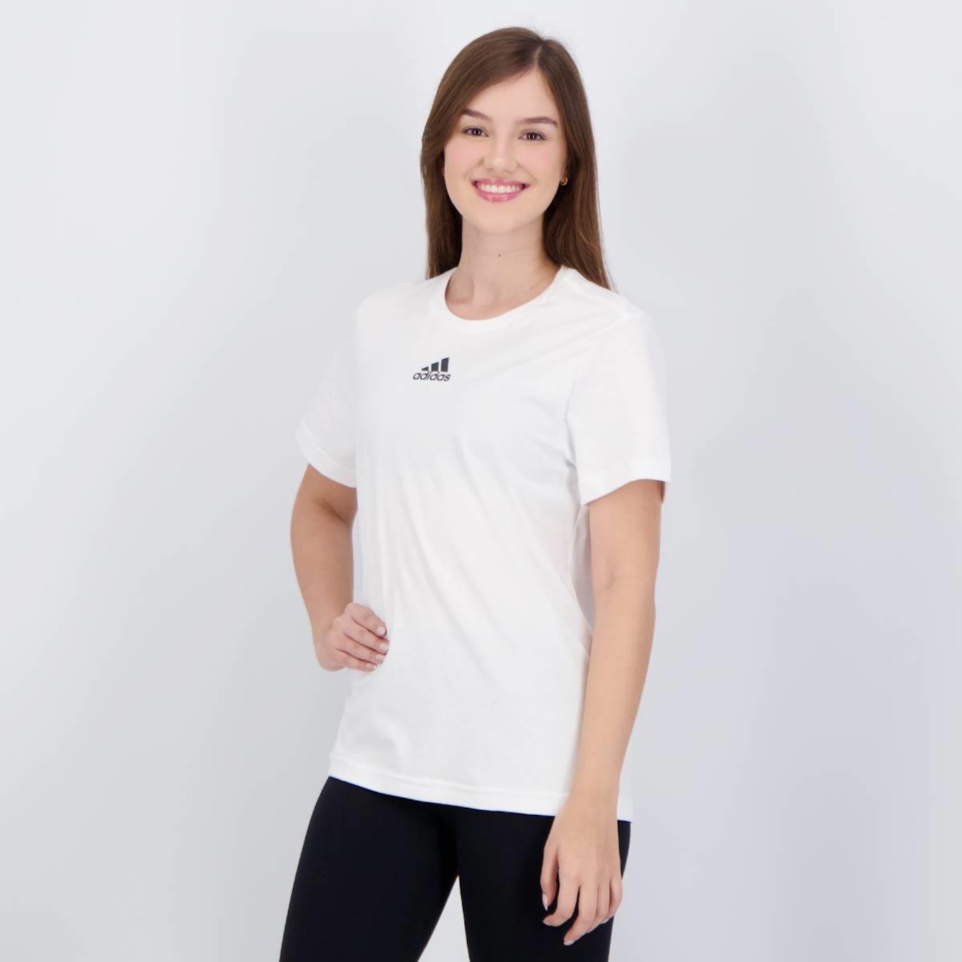 Camiseta adidas Small Logo Feminina - Foto 3