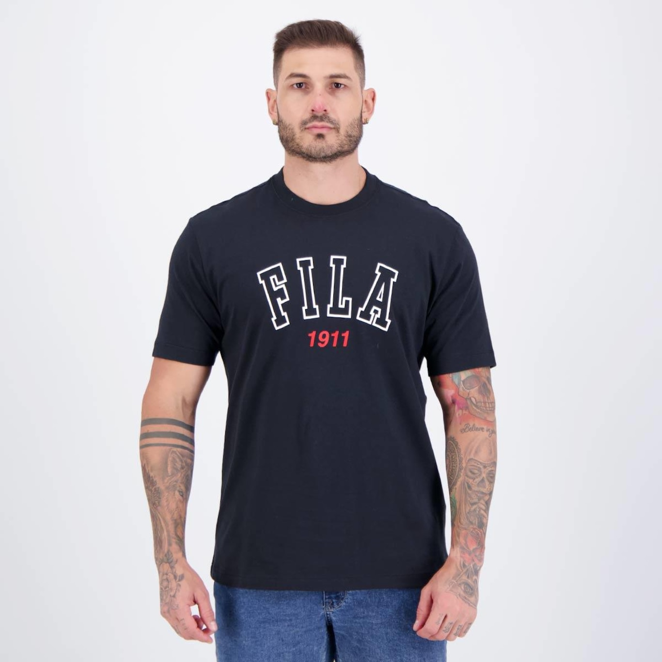 Camiseta Fila Comfort Classic Masculina - Foto 1