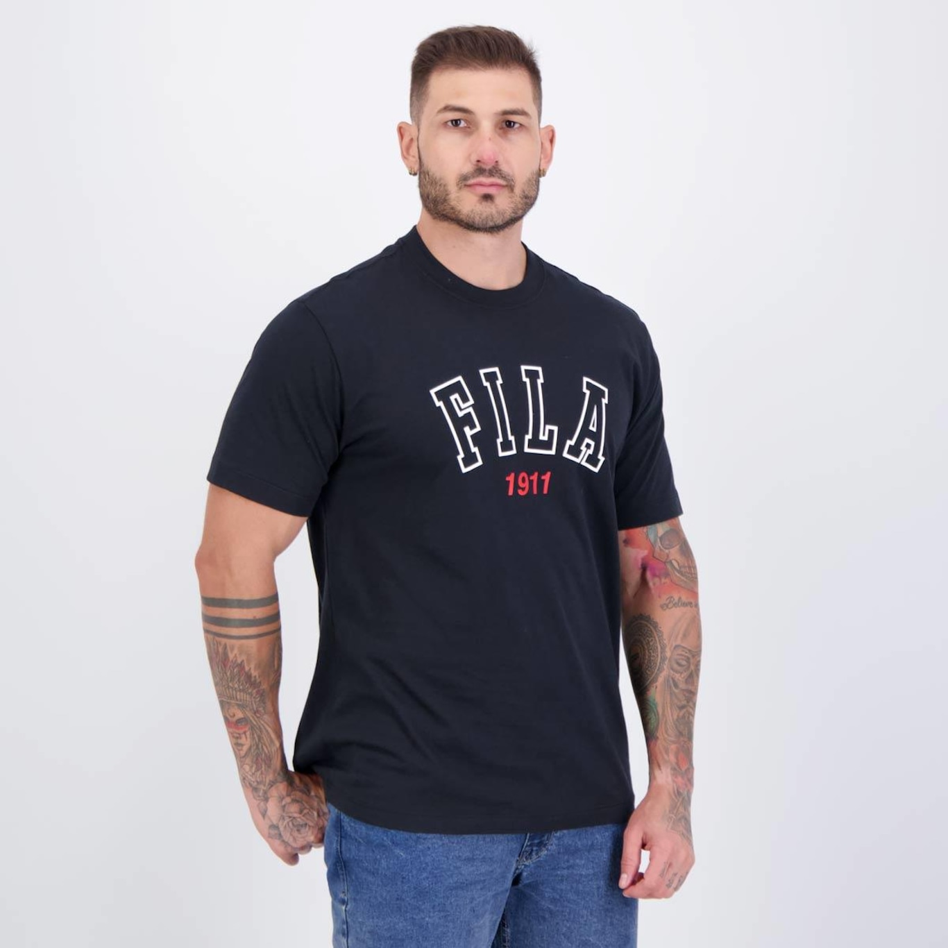 Camiseta Fila Comfort Classic Masculina - Foto 2