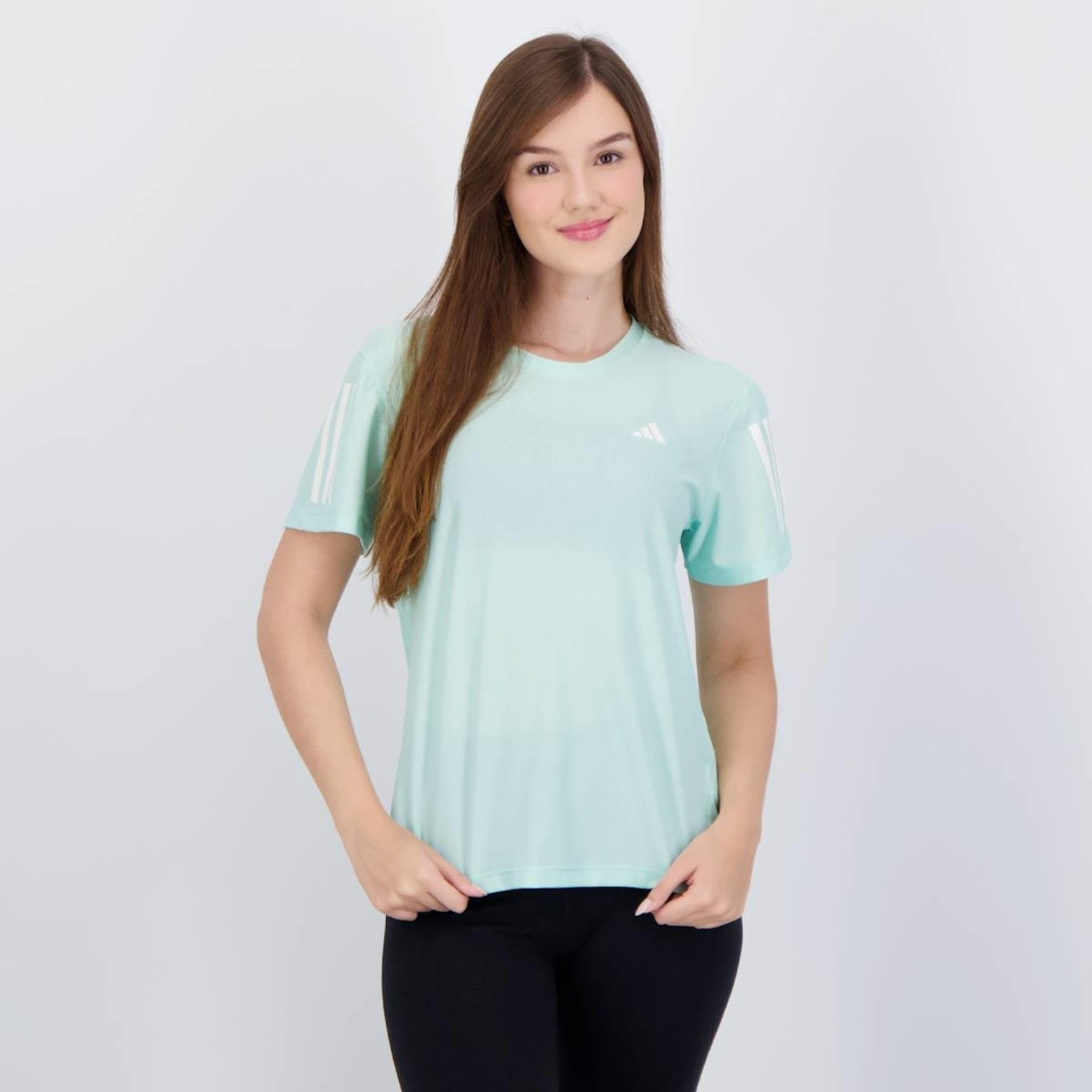 Camiseta adidas Own The Run Base Feminina - Foto 1