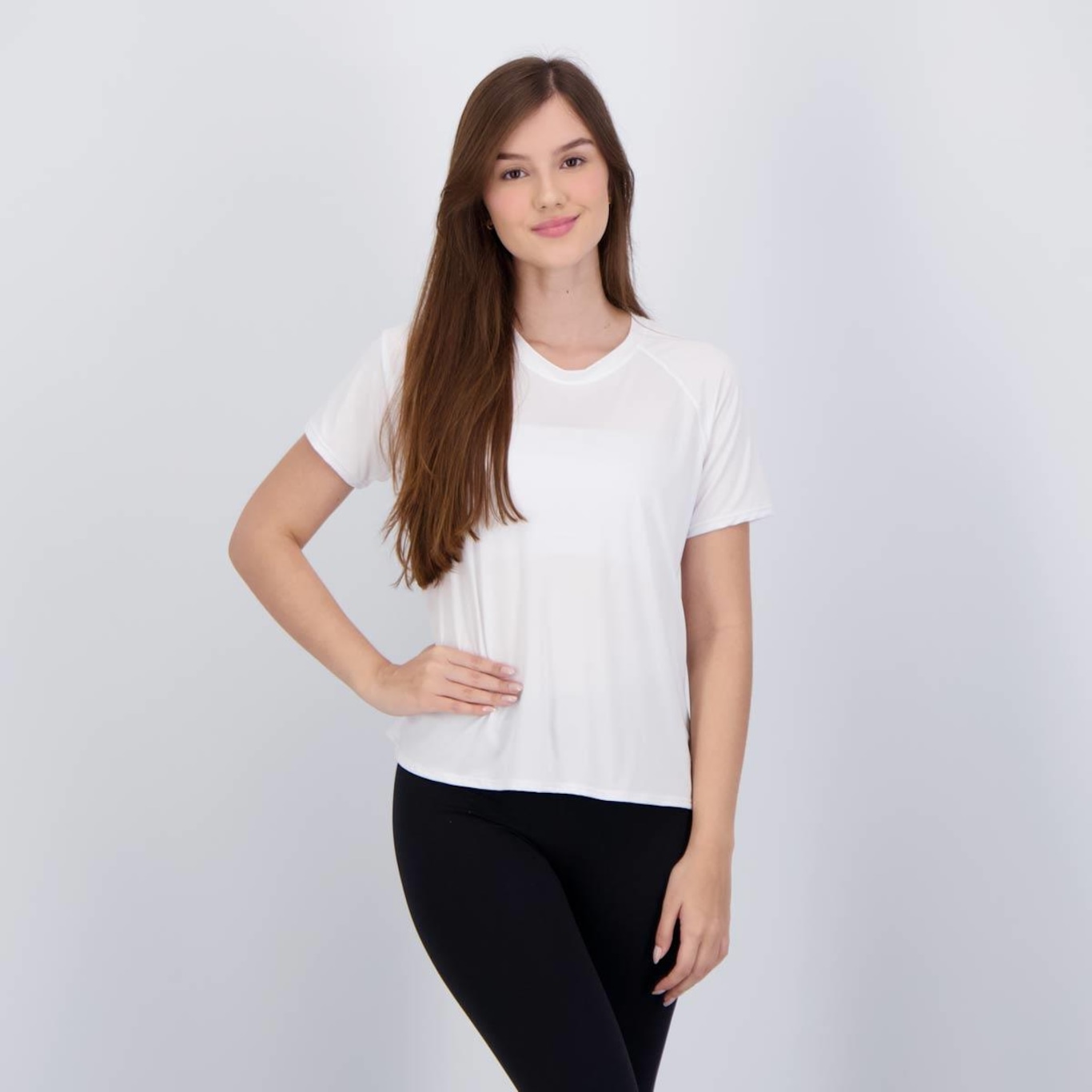 Camiseta Hering Sports Feminina Branca - Foto 1