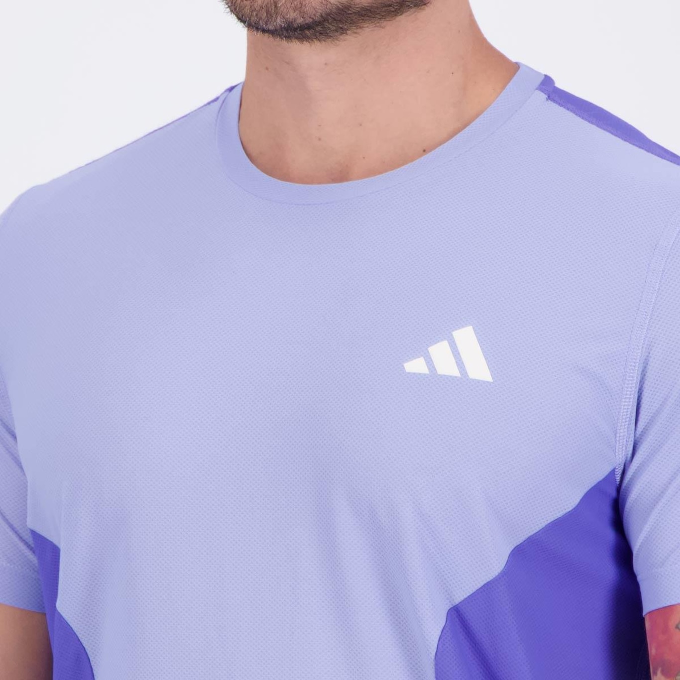 Camiseta adidas Own The Run Base Duocolor Masculina - Foto 5