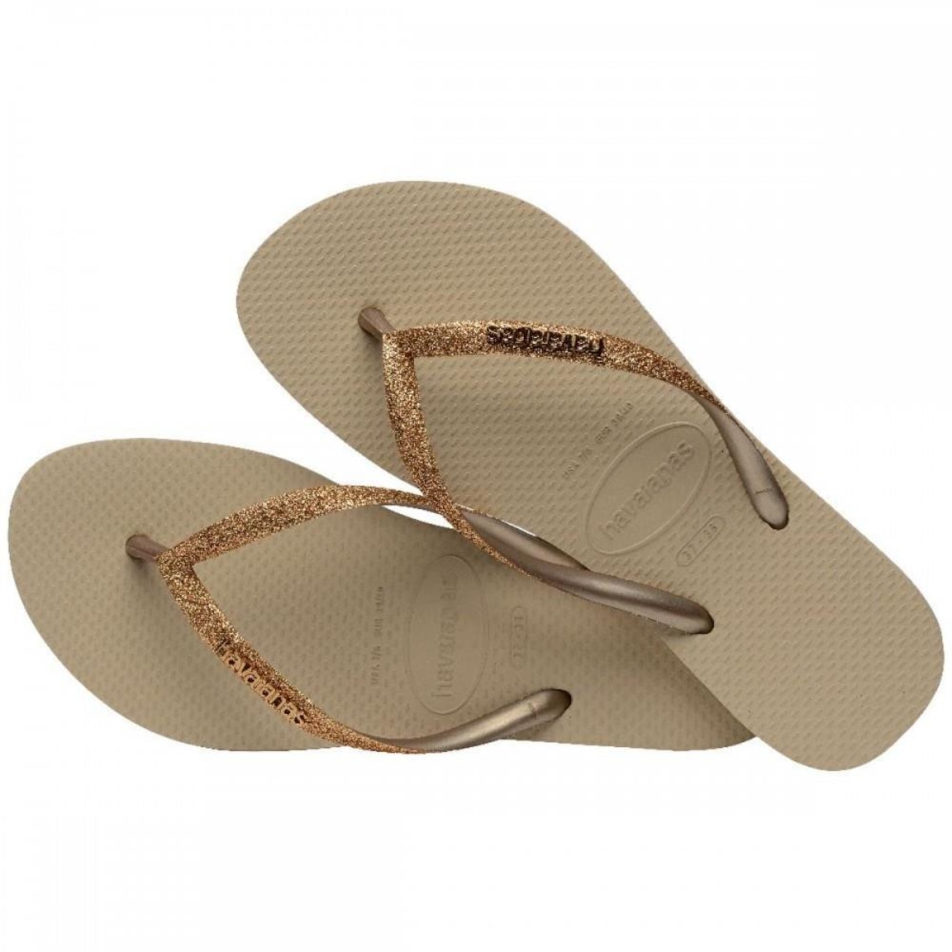 Chinelo Havaianas Slim Glitter II Feminino - Foto 4