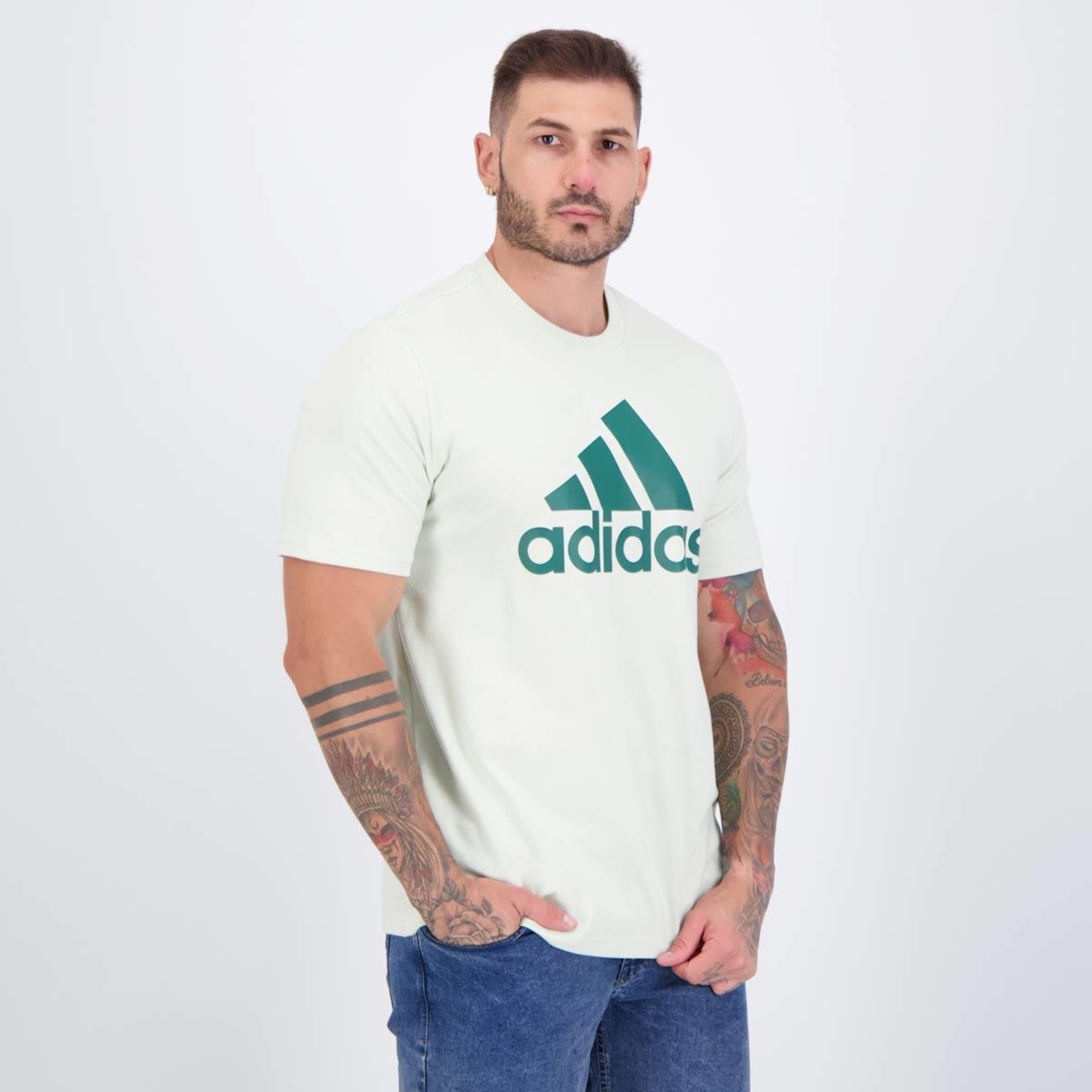 Camiseta adidas Big Logo Masculina - Foto 2