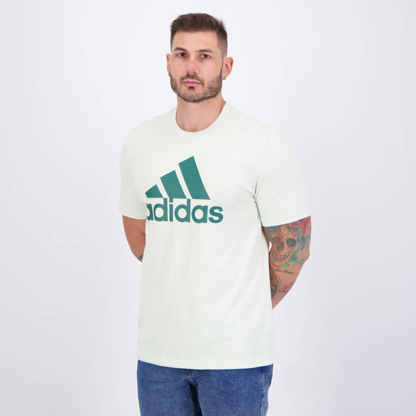 Camiseta adidas Big Logo Masculina - Foto 3