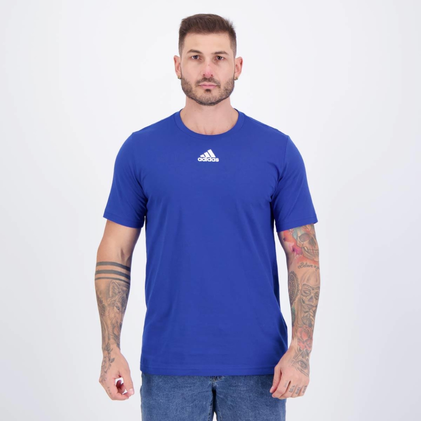 Camiseta adidas Small Logo Masculina - Foto 1