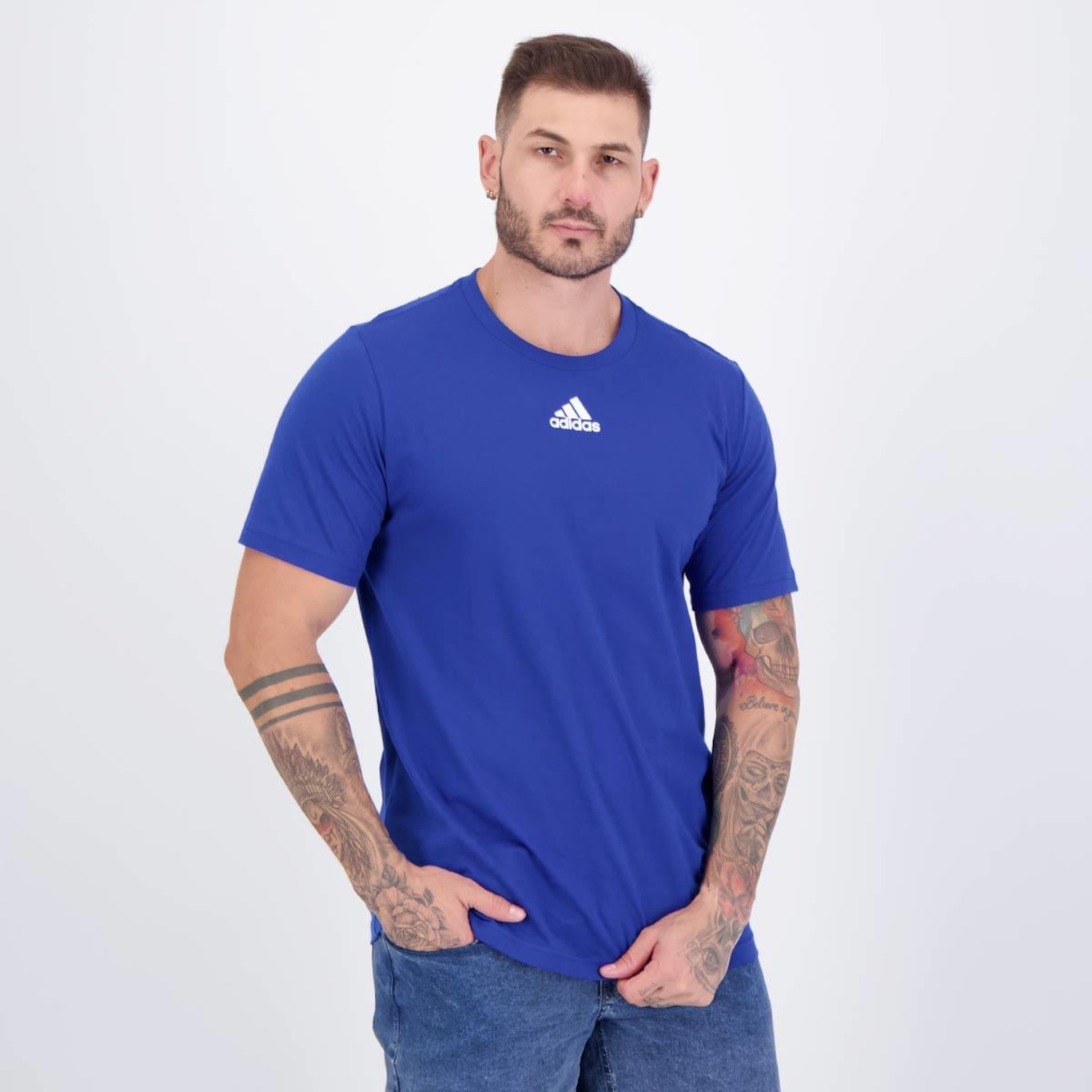 Camiseta adidas Small Logo Masculina - Foto 2