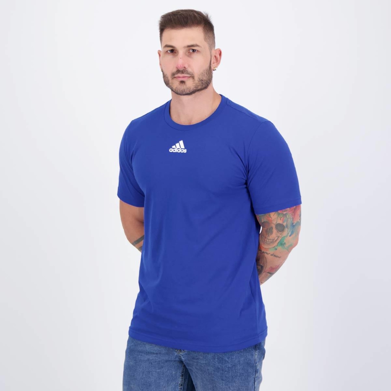 Camiseta adidas Small Logo Masculina - Foto 3