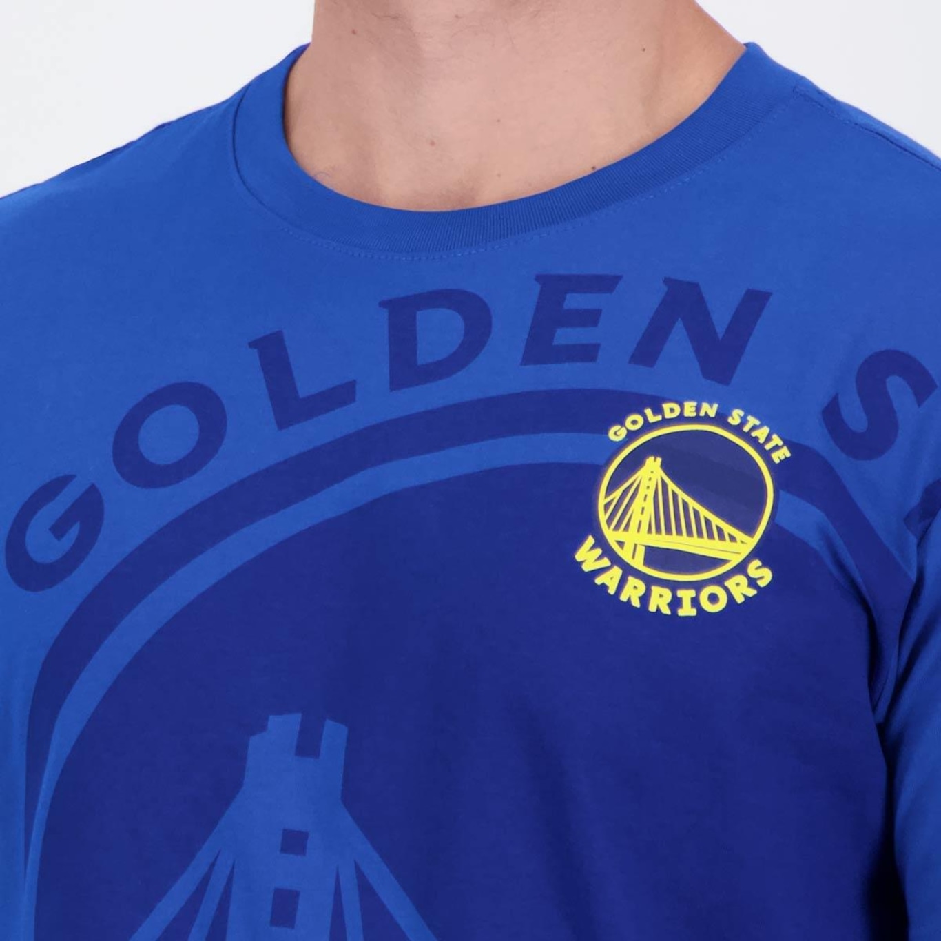 Camiseta Nba Overall Golden State Warriors Masculina - Foto 5