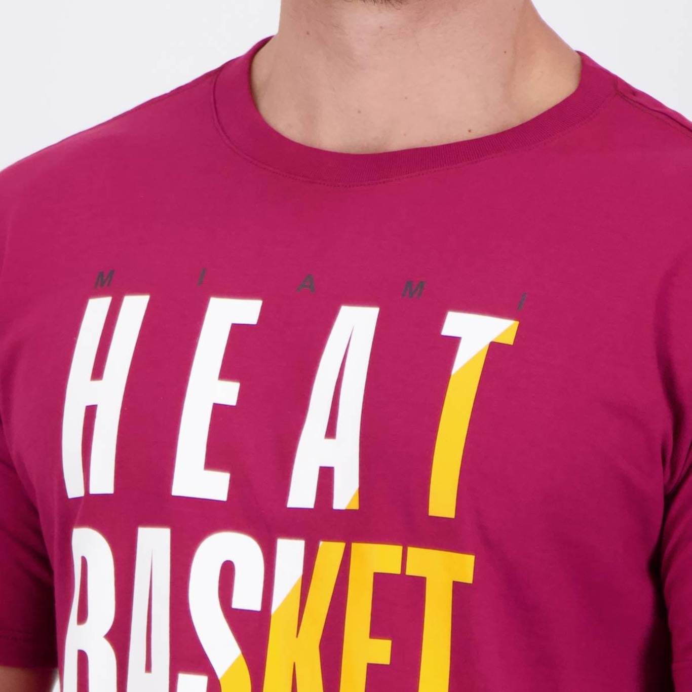 Camiseta Nba Colorful Miami Heat Masculina - Foto 5