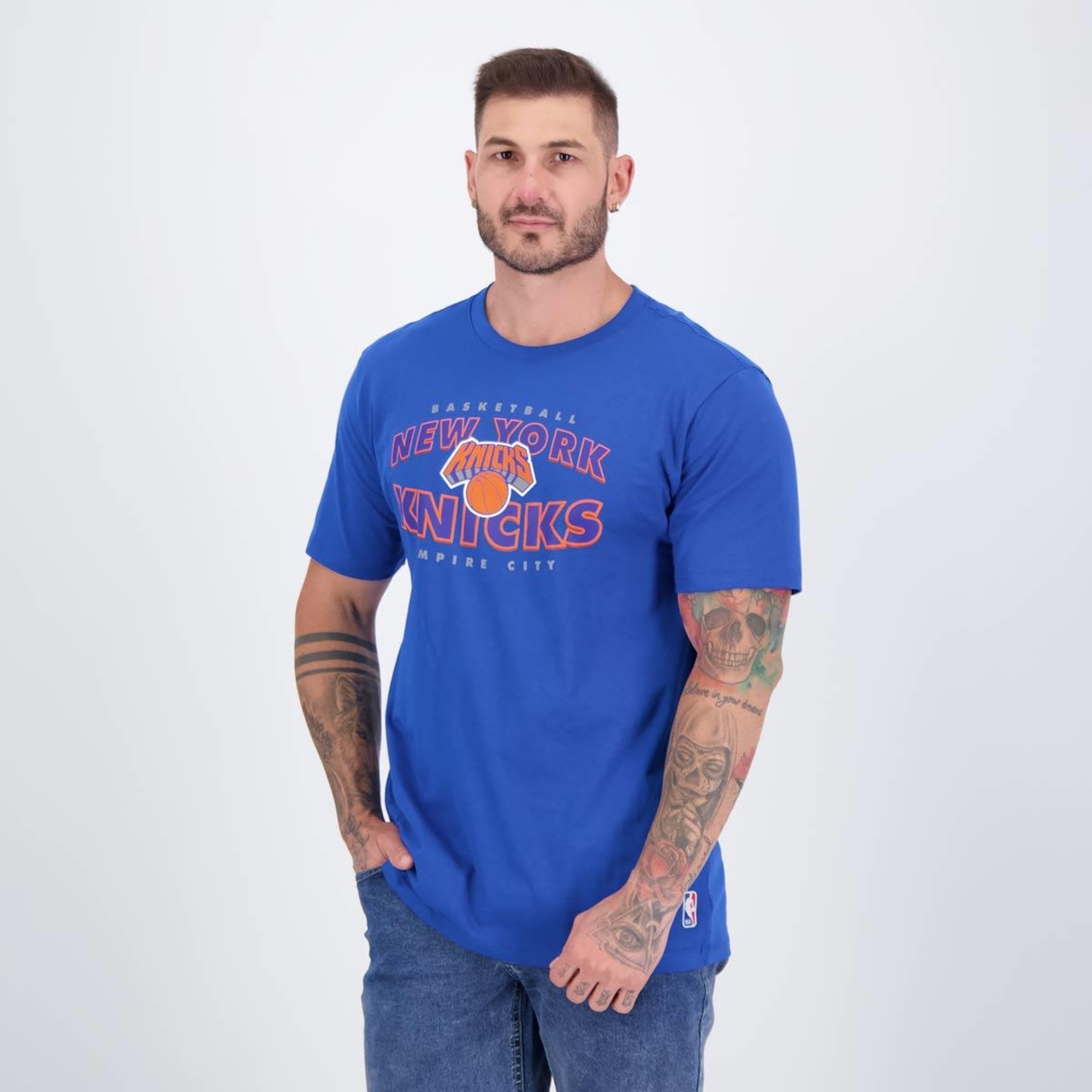 Camiseta Nba Nicktown New York Knicks Masculina - Foto 3