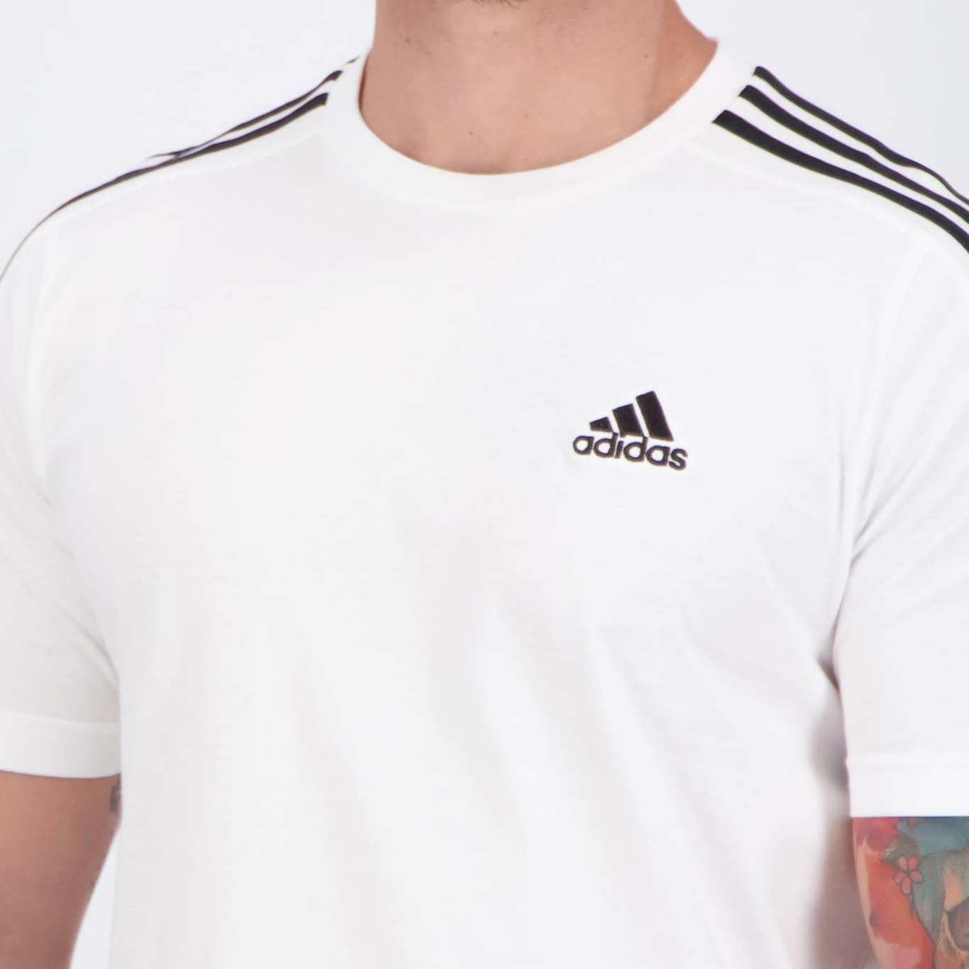 Camiseta adidas 3 Stripes Masculina - Foto 5