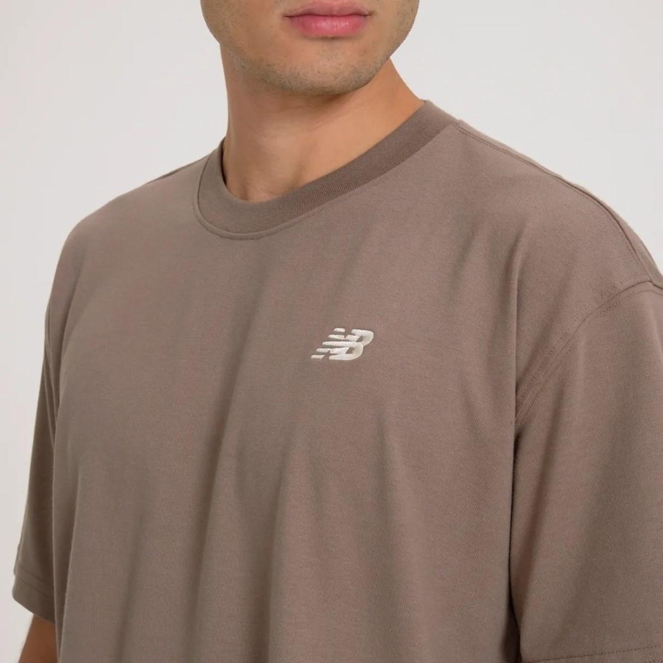 Camiseta New Balance Small Logo Masculina - Foto 4