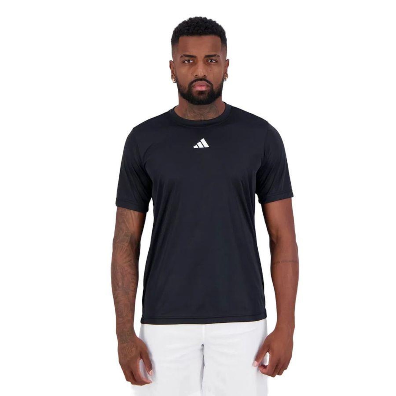 Camiseta Masculina adidas Manga Curta Treino Básica - Foto 3