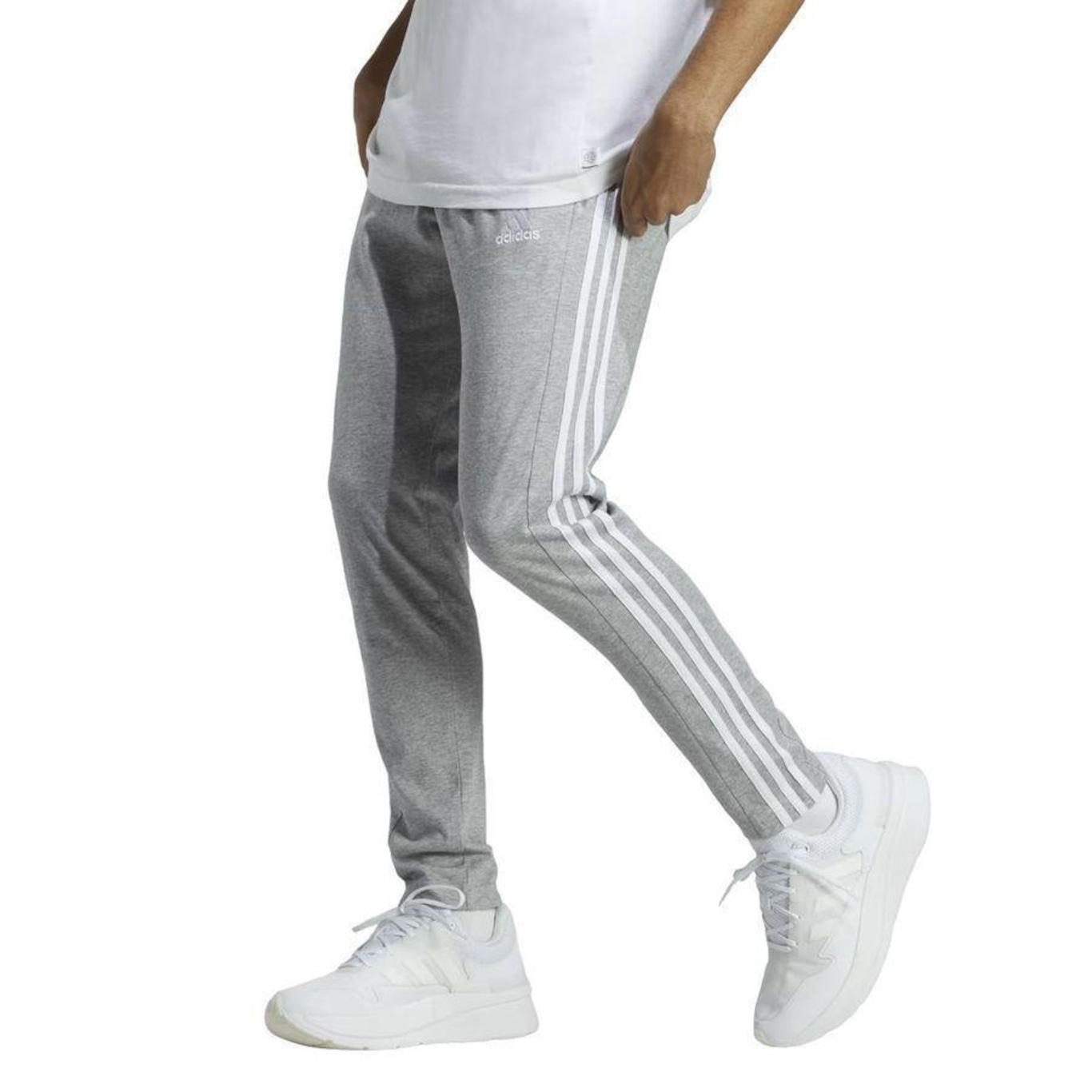 Calça adidas 3-Stripes Reta - Masculina - Foto 2