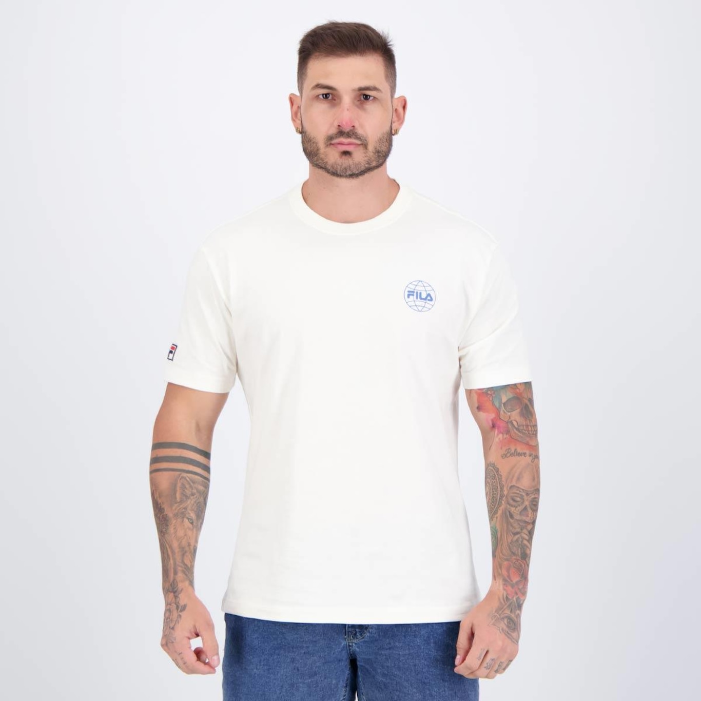 Camiseta Fila One World Masculina - Foto 1