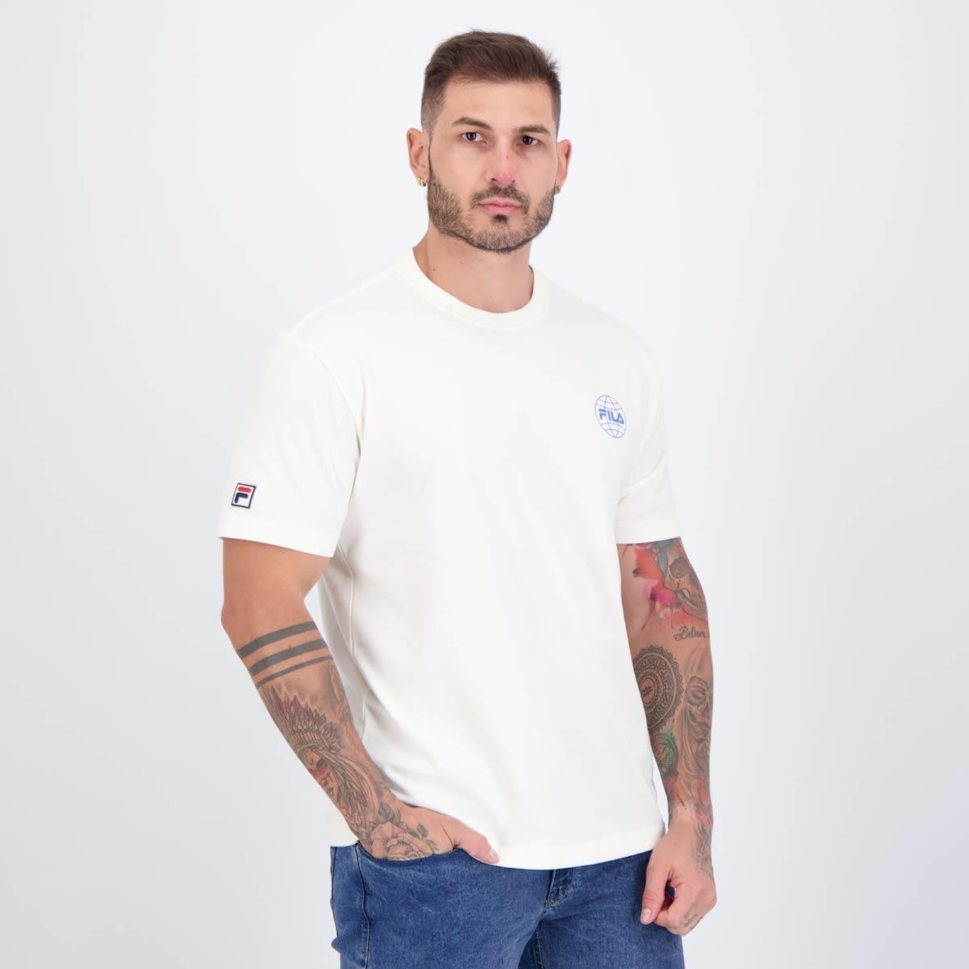 Camiseta Fila One World Masculina - Foto 2