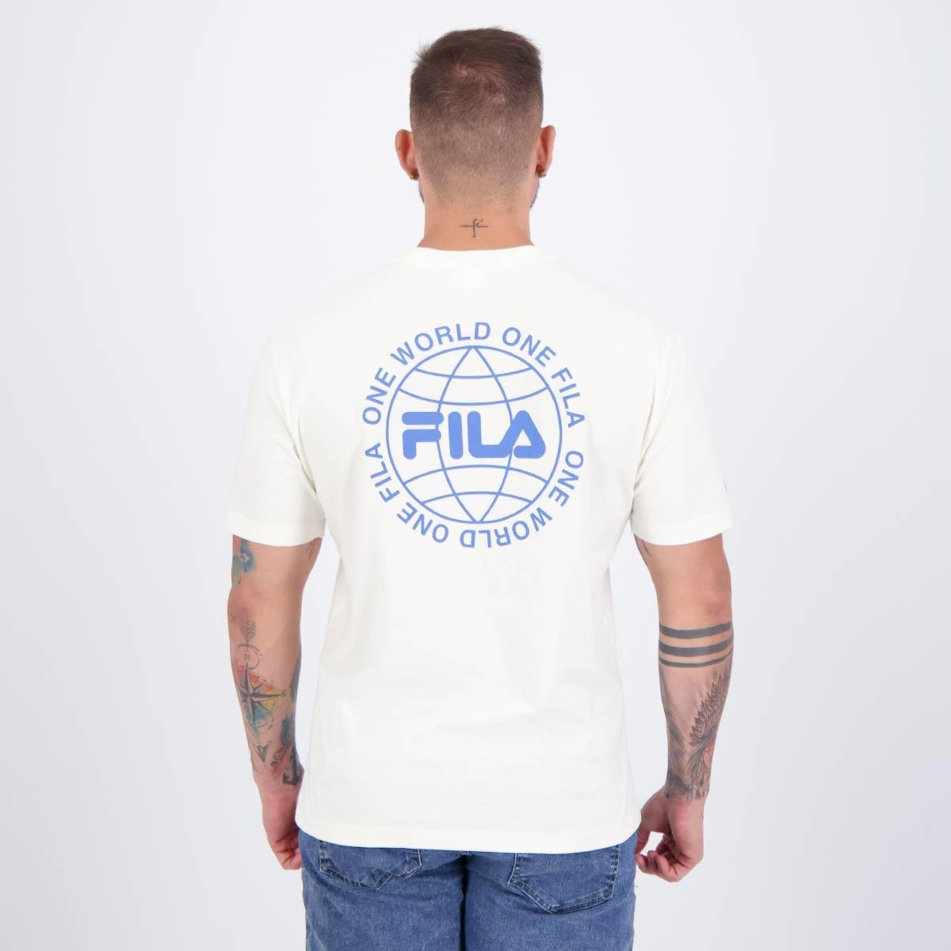 Camiseta Fila One World Masculina - Foto 4