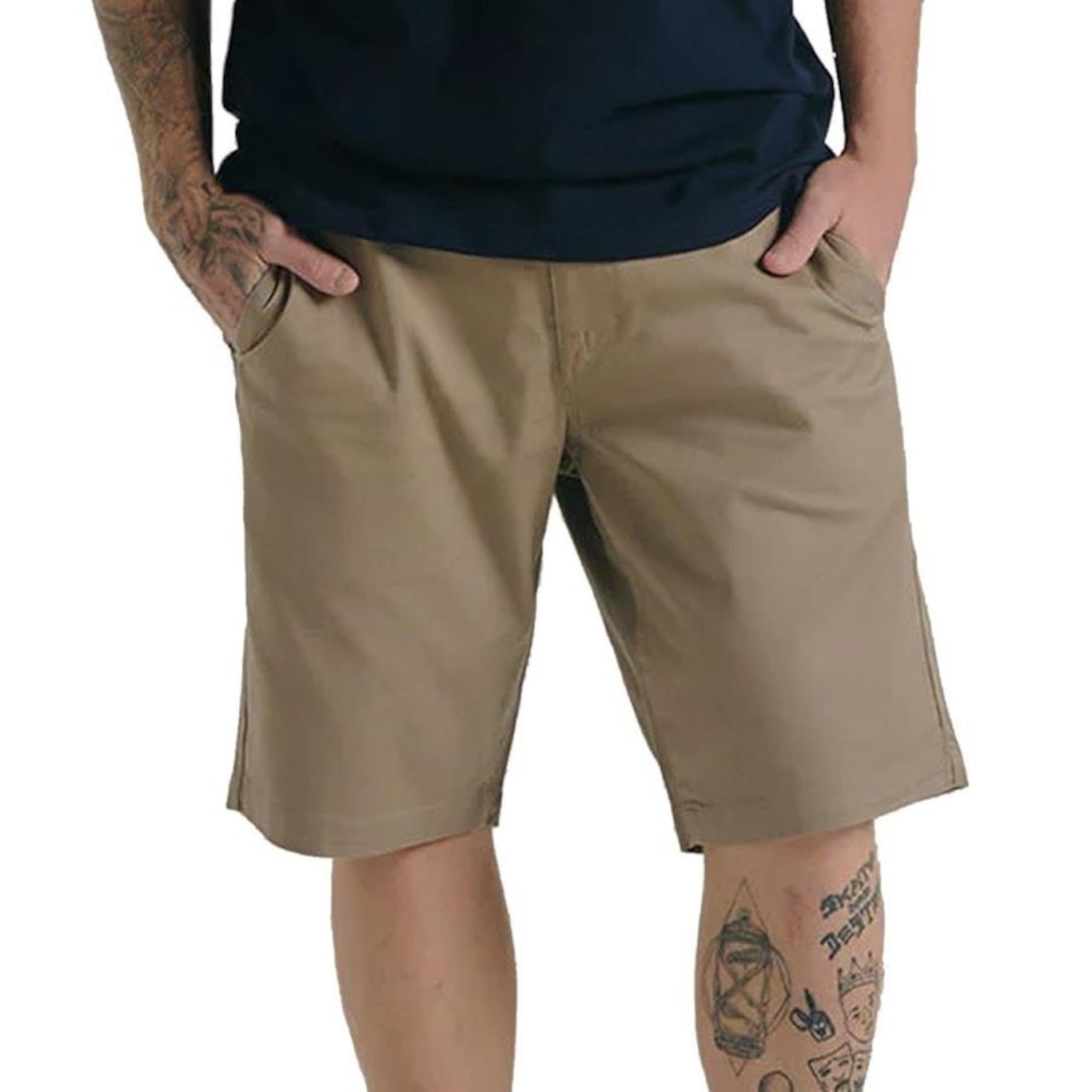 Bermuda Passeio Volcom Frickin Modern Stretch Chino - Masculina - Foto 3