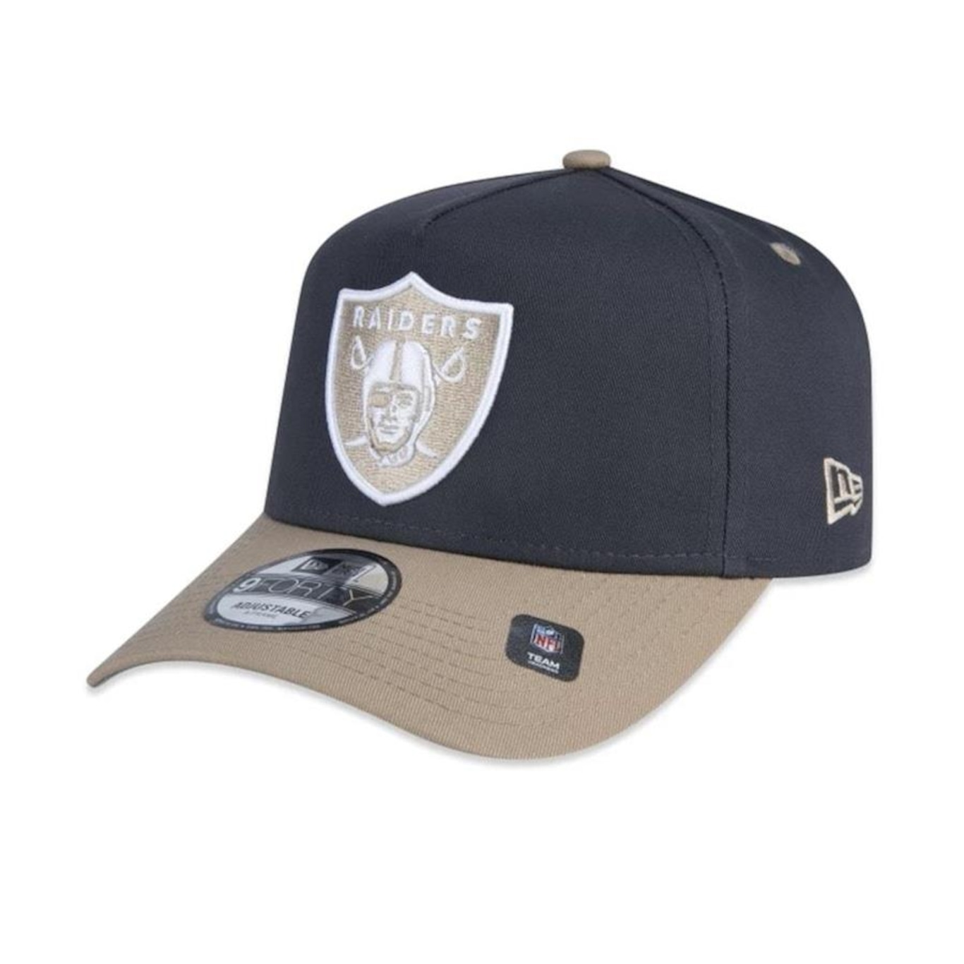 Boné New Era  9Forty A-Frame Nfl Las Vegas Raiders - Snapback - Adulto - Foto 1