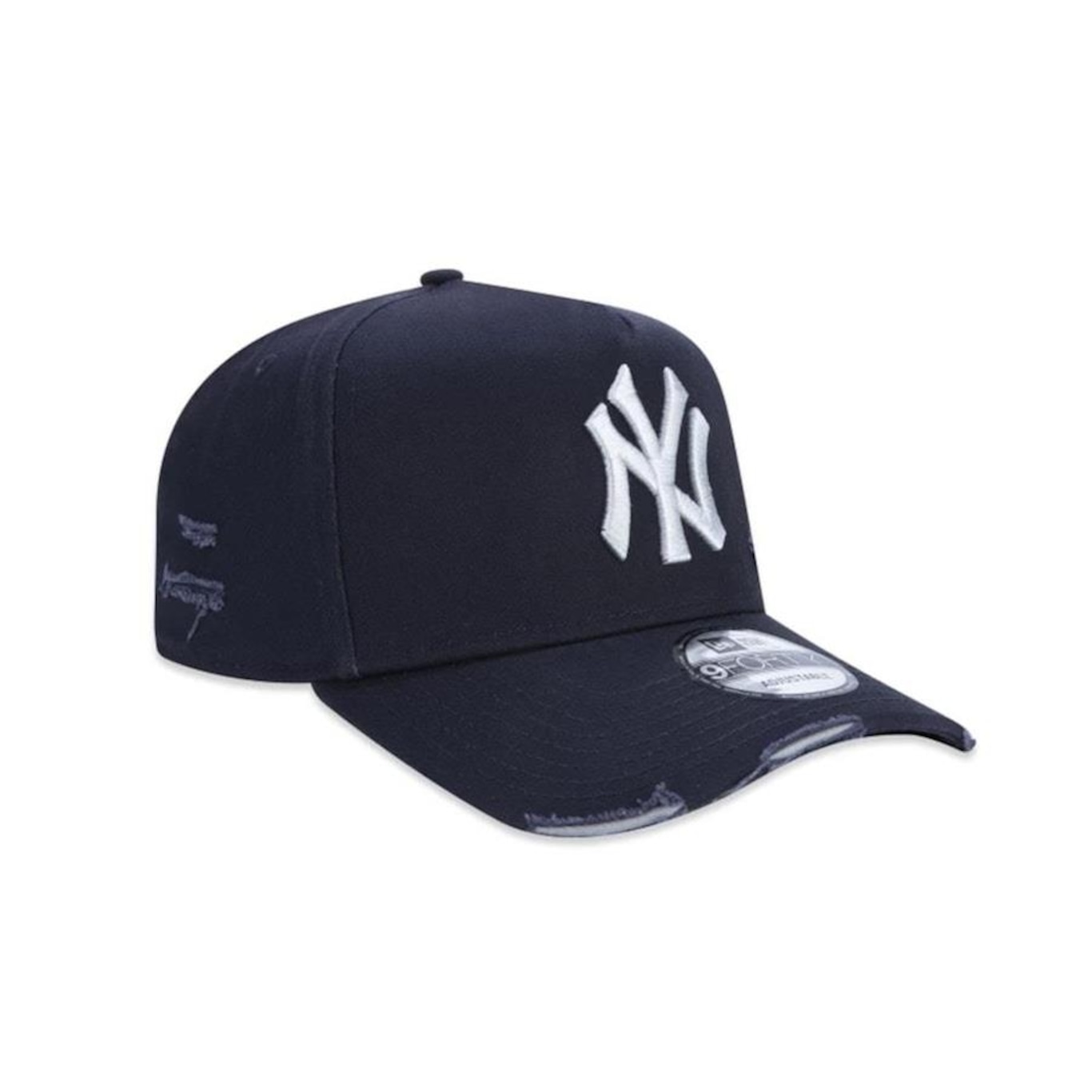 Boné New Era 9Forty A-Frame Mlb New York Yankees Destroyed - Strapback - Adulto - Foto 3