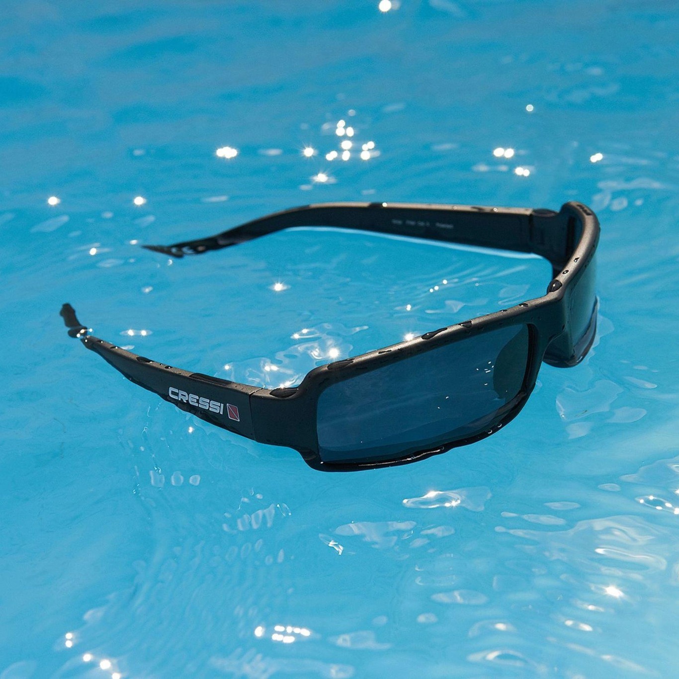 Óculos de Sol Cressi Ninja Floating Polarizado Black - Foto 3