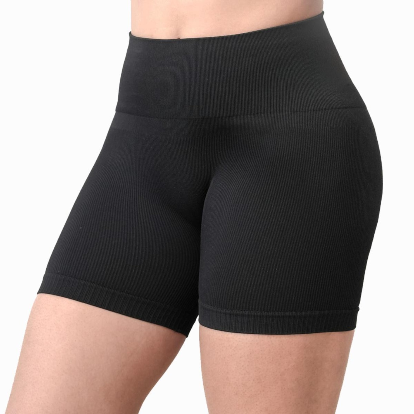 Short Legging Lupo Canelado Seamless - Feminino - Foto 1