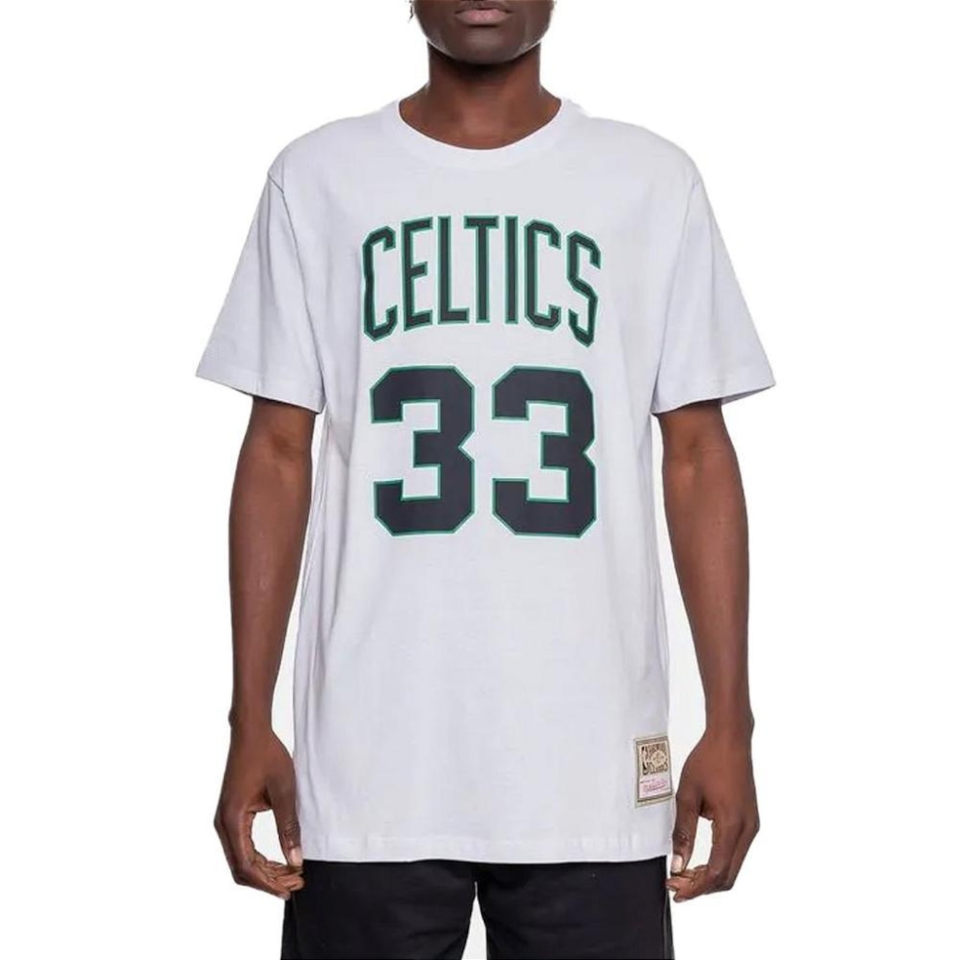 Camiseta Mitchell & Ness Boston Celtics Bird - Masculina - Foto 1